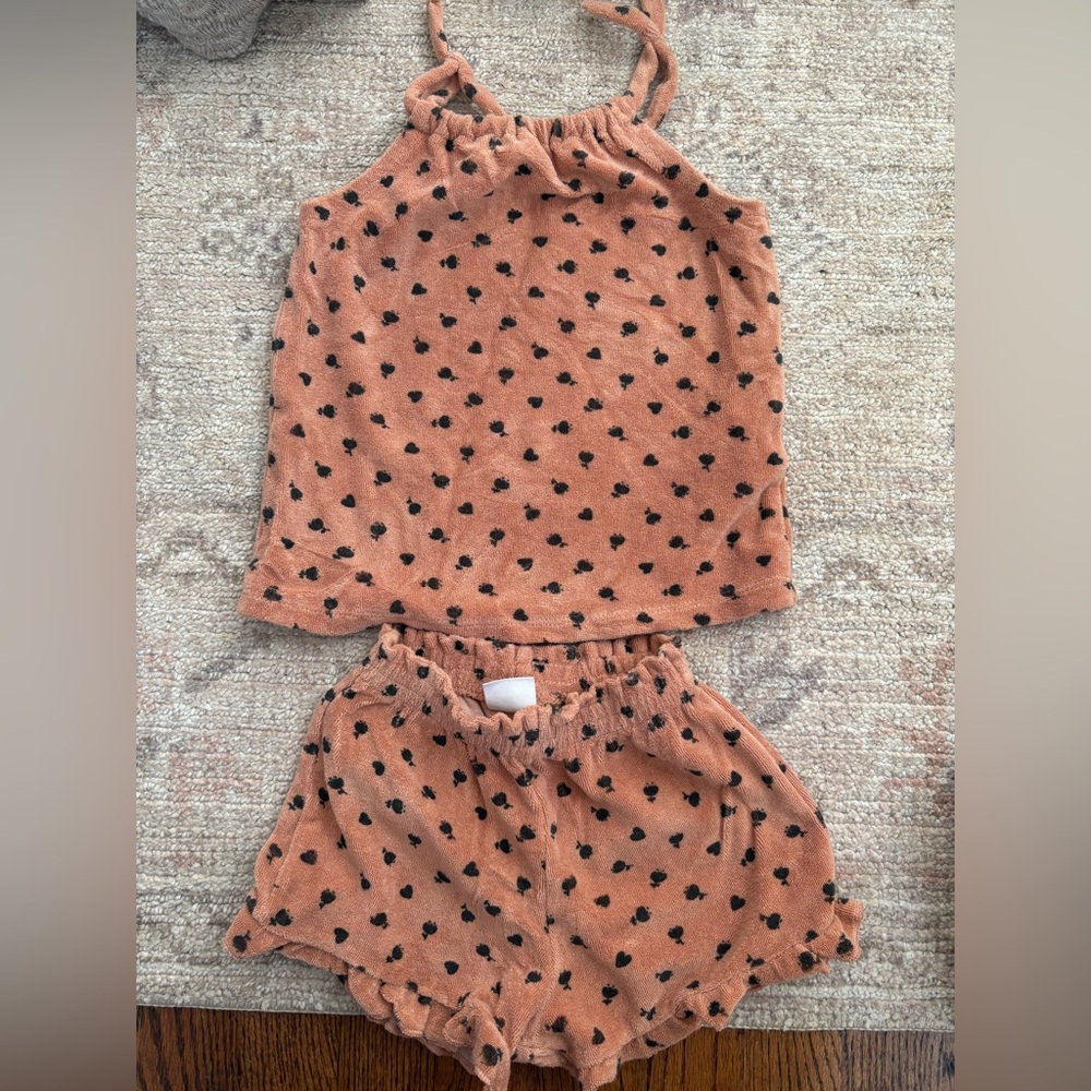 Zara Kids Matching Set in Brown and Black
